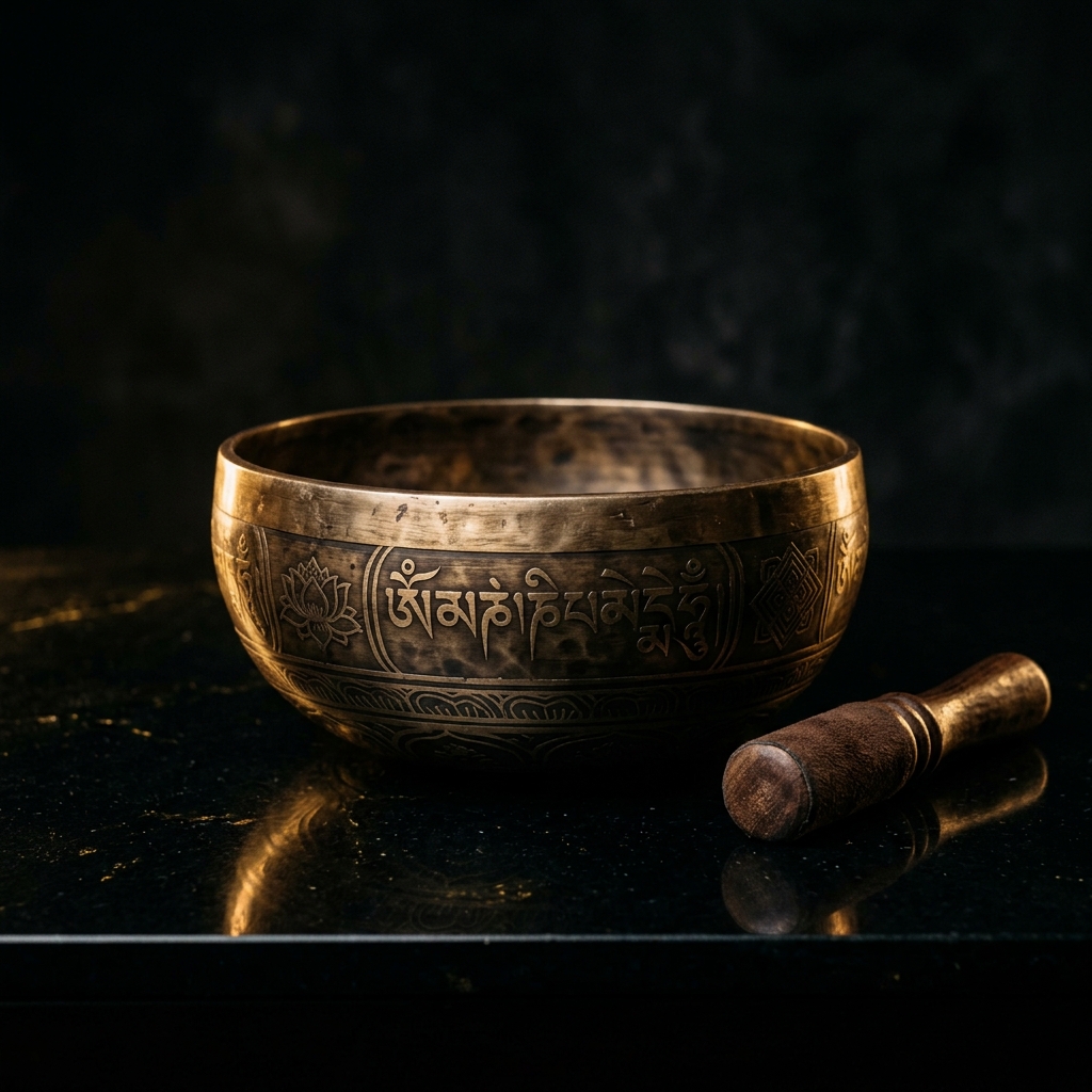 Knendu tuned singing bowl representing sacred craft